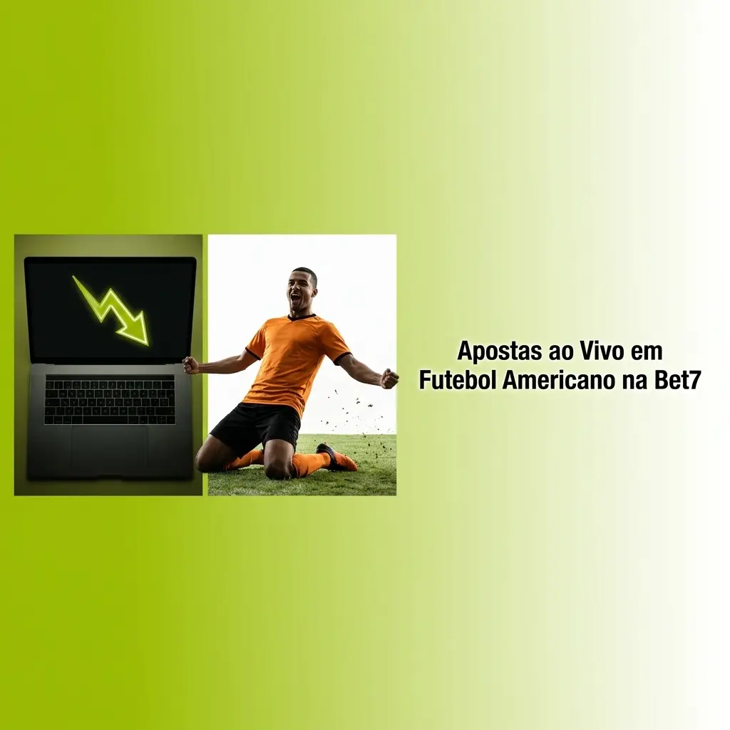 Apostas ao vivo em futebol americano na Bet7 com odds da NFL atualizadas em tempo real por jogada