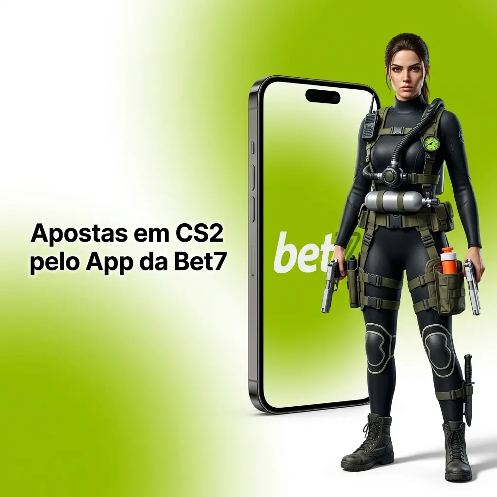 Apostas em CS2 pelo app da Bet7 com odds ao vivo, notificações de partidas e depósitos via Pix