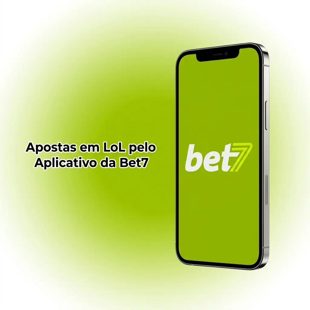 Aplicativo Bet7 para apostas em League of Legends com mercados ao vivo, odds em tempo real e depósito via Pix