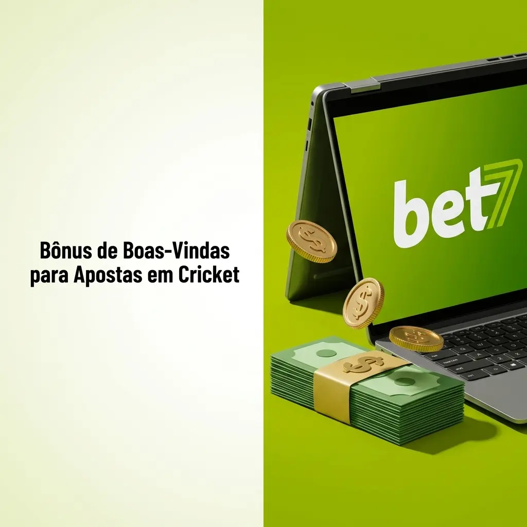 Bônus de boas-vindas Bet7: 100% no 1º depósito até R$500 para apostas em cricket, incluindo IPL e ICC World Cup