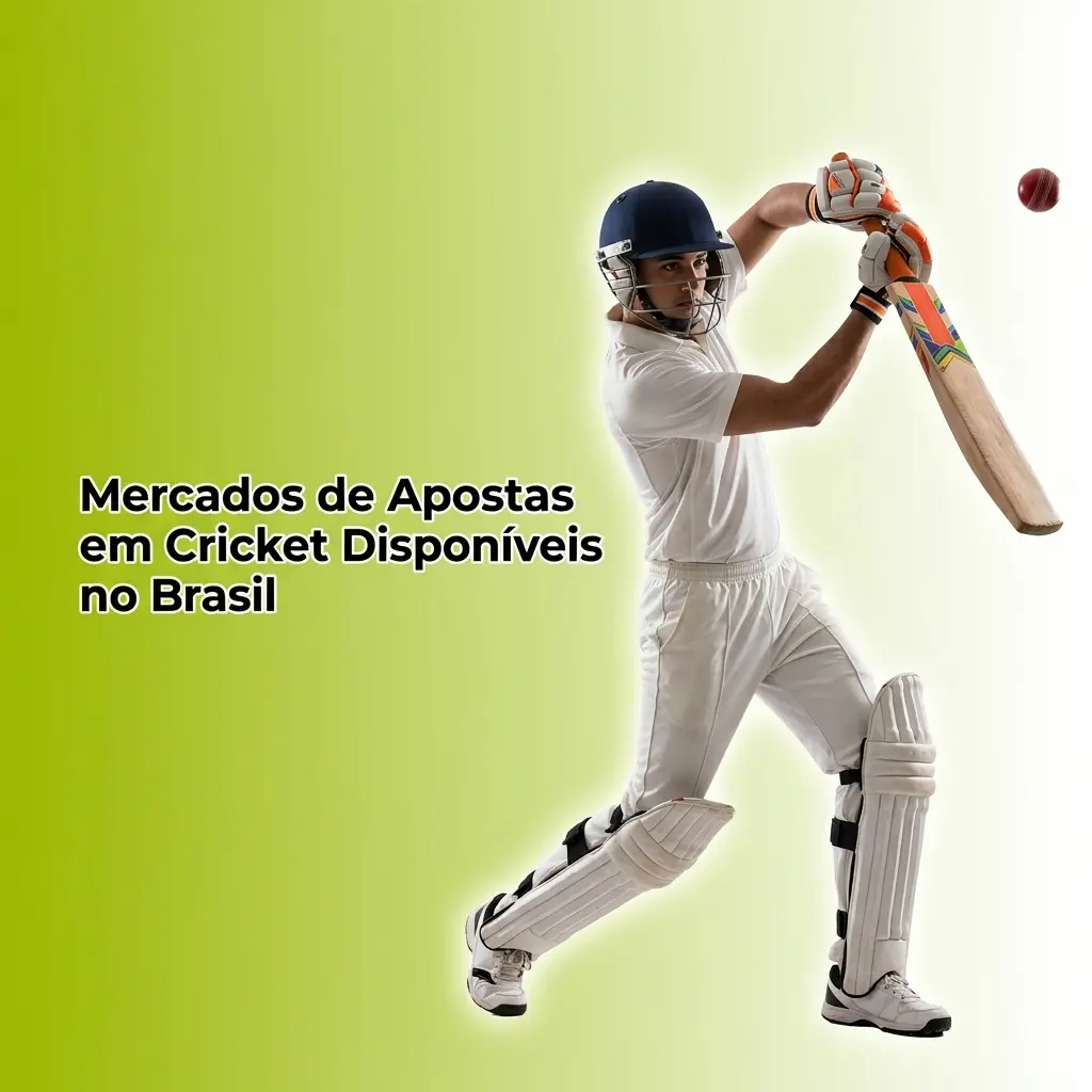 Mercados de apostas em cricket na Bet7 Brasil: Match Winner, Handicap, Top Batsman, ao vivo e mais