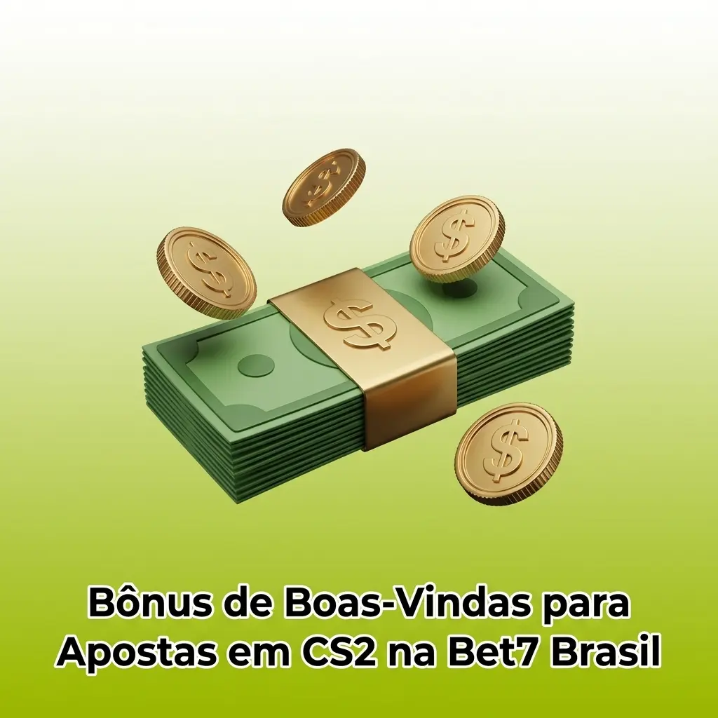 Bônus de boas-vindas Bet7 Brasil: 100% até R$500 no primeiro depósito em apostas esportivas CS2