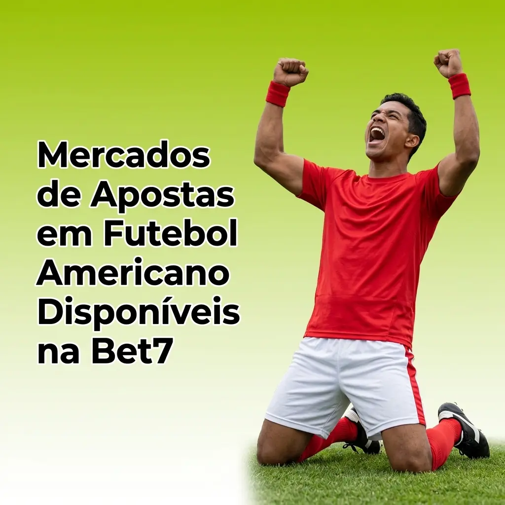 Mercados de apostas em futebol americano na Bet7: spread, money line, totais, props e parlays